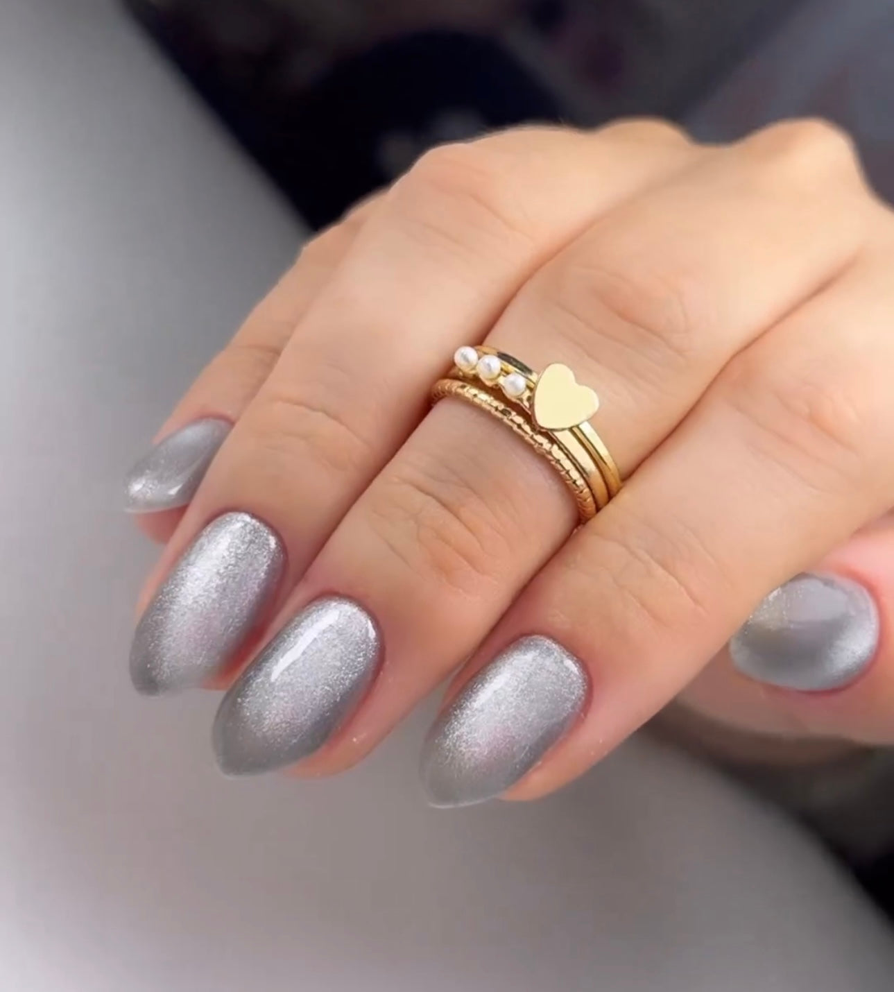 GEL POLISH | Ice Cats Eye Silver