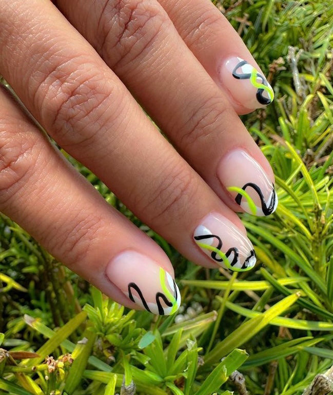 Liner Painting gel | Black n White
