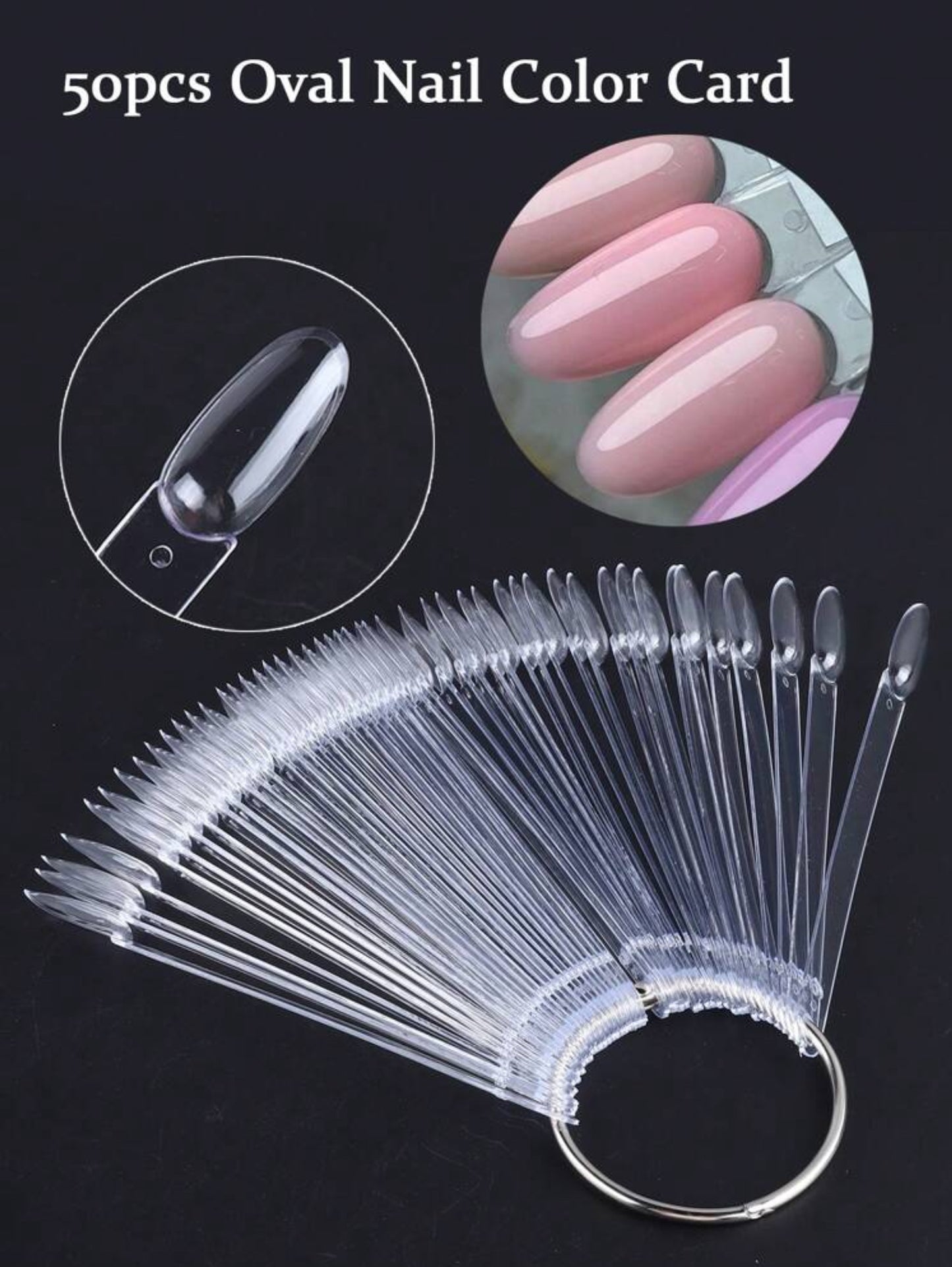 Fake Nail Tips Display 50pk
