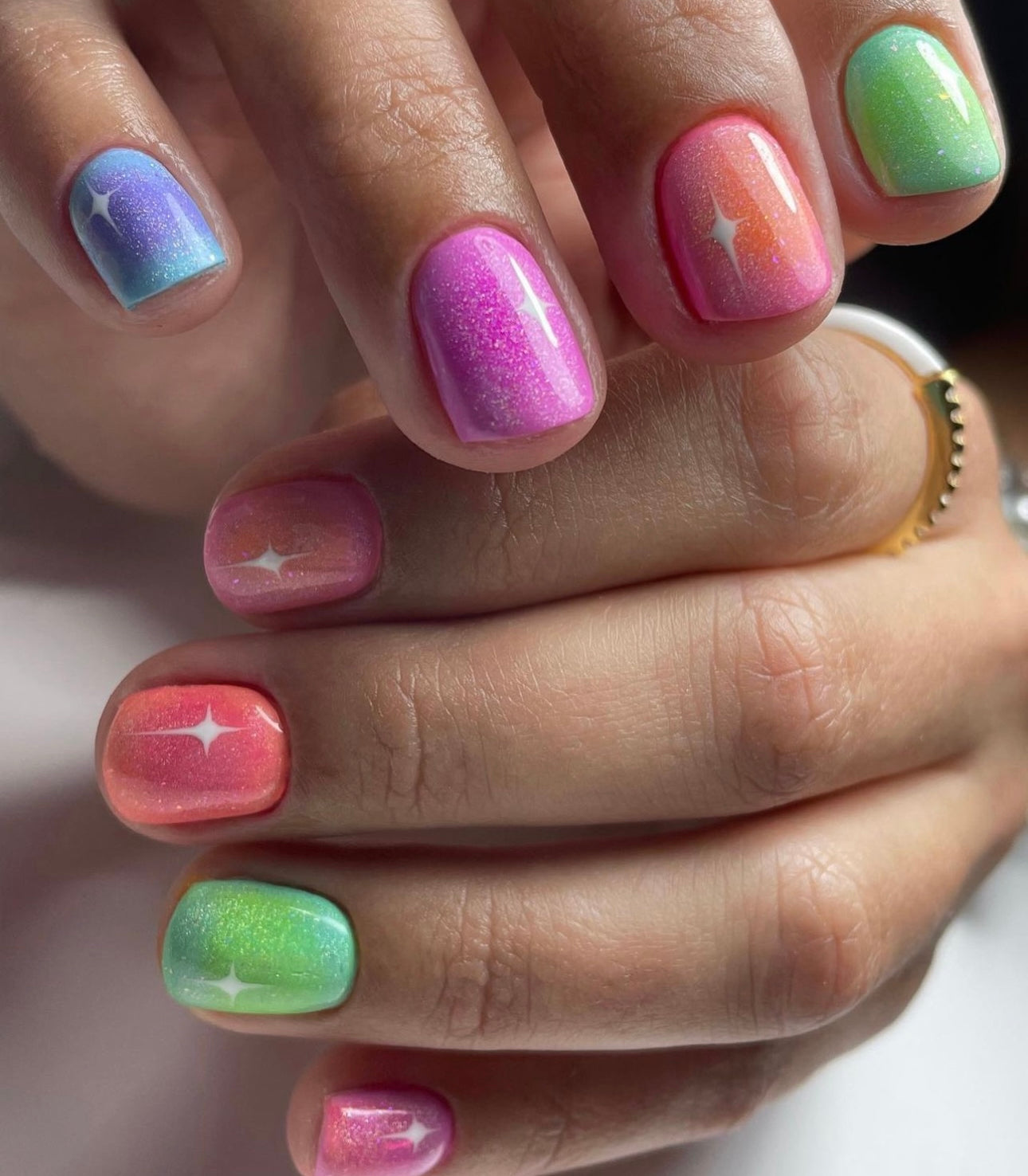 GEL POLISH | Holo Galaxy Cats Eye