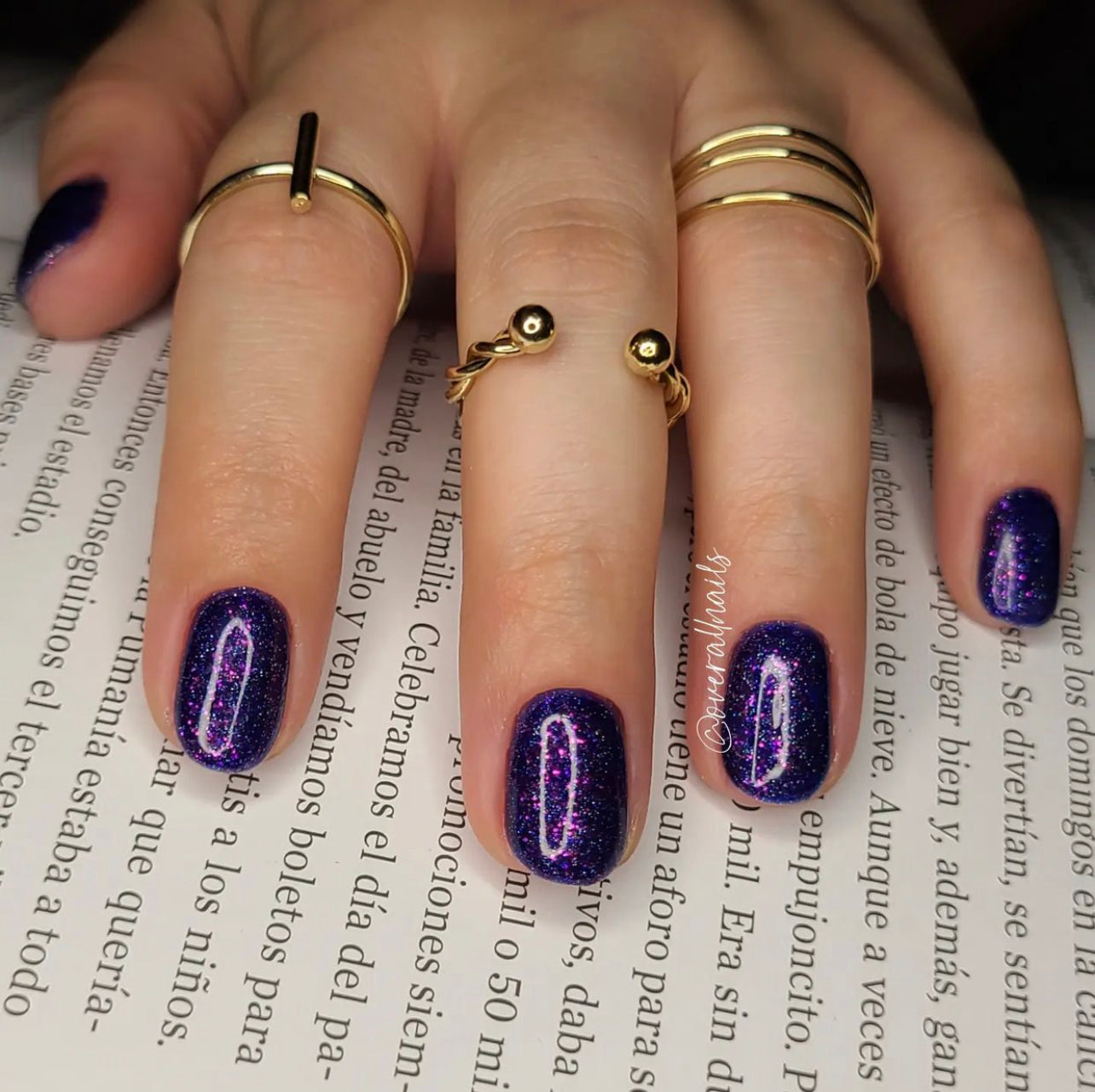 GEL POLISH | ZG131 Glitter Purple