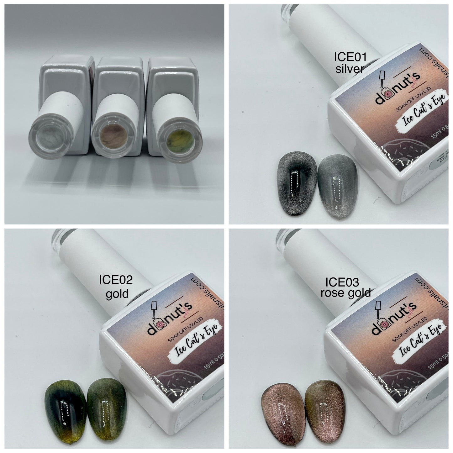 GEL POLISH | Ice Cats Eye Silver