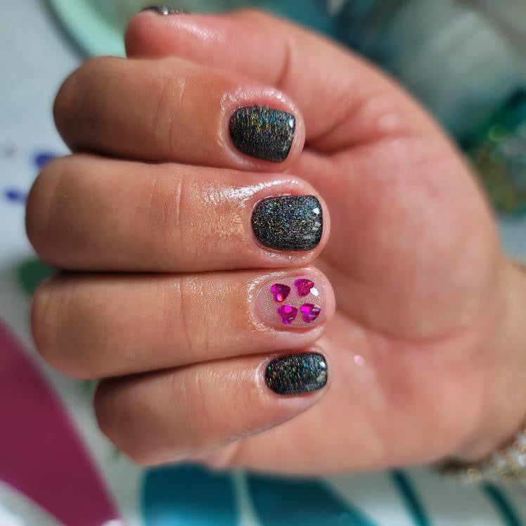 GEL POLISH | Holo Galaxy Cats Eye