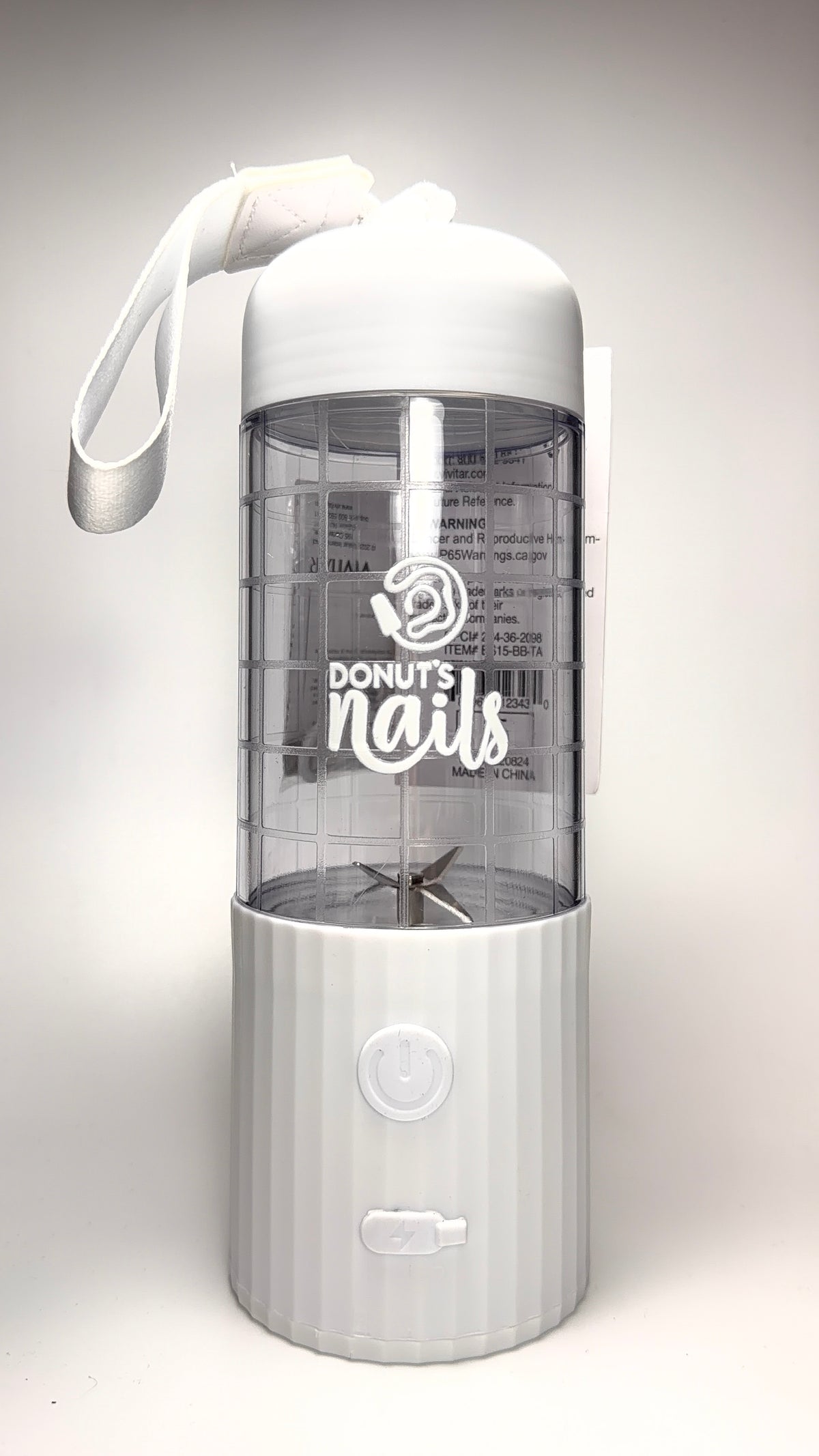 Electric Blender Bottle | white 13.4oz