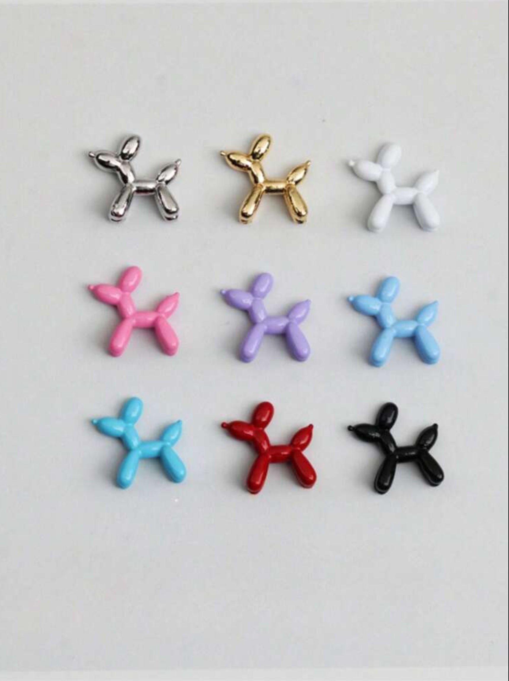 Balloon Dog Charms 10pk | Assorted