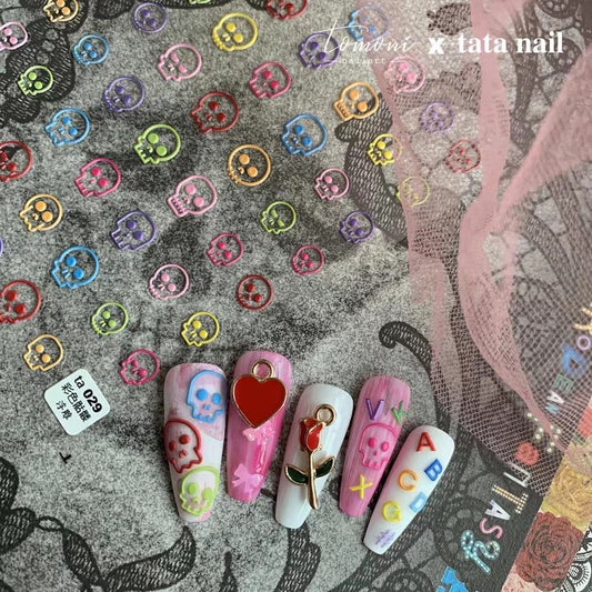 Skulls colors 029
