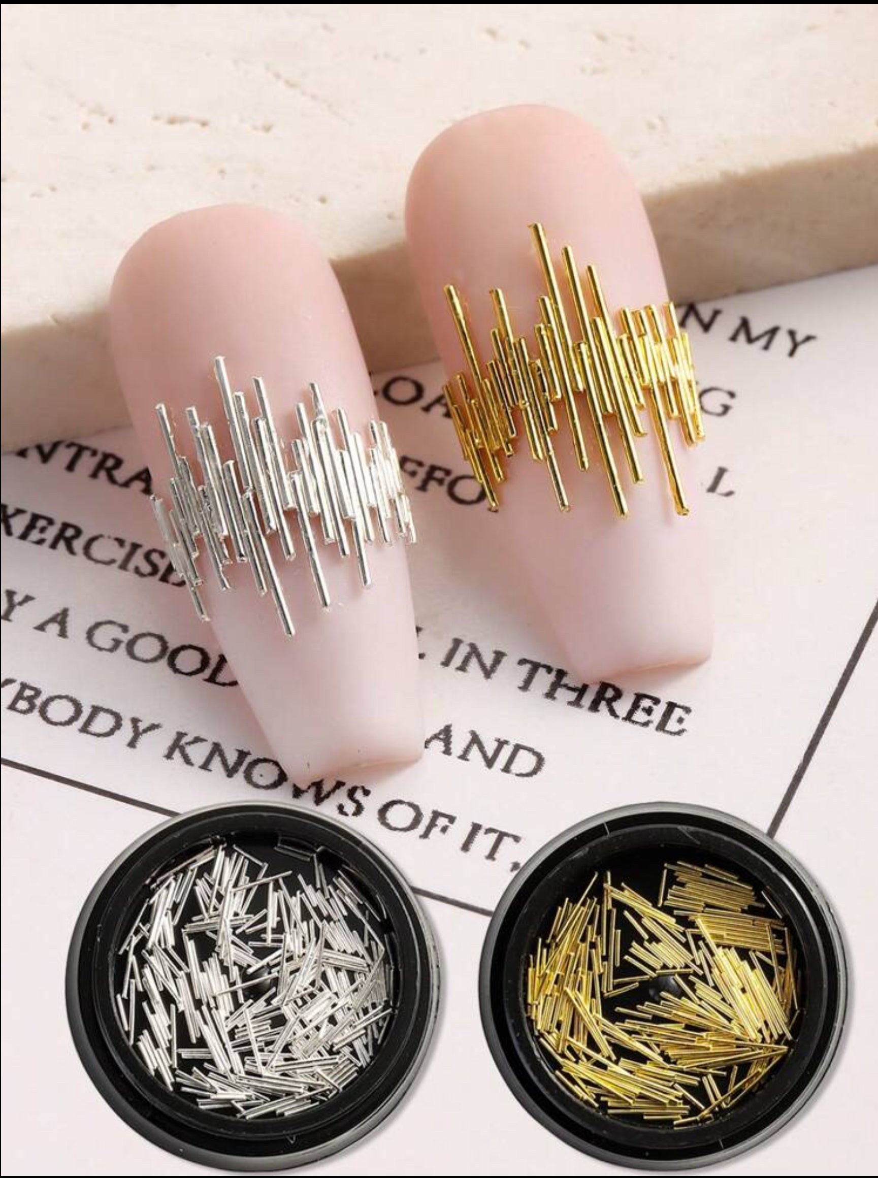 Metal Strip Nail Art