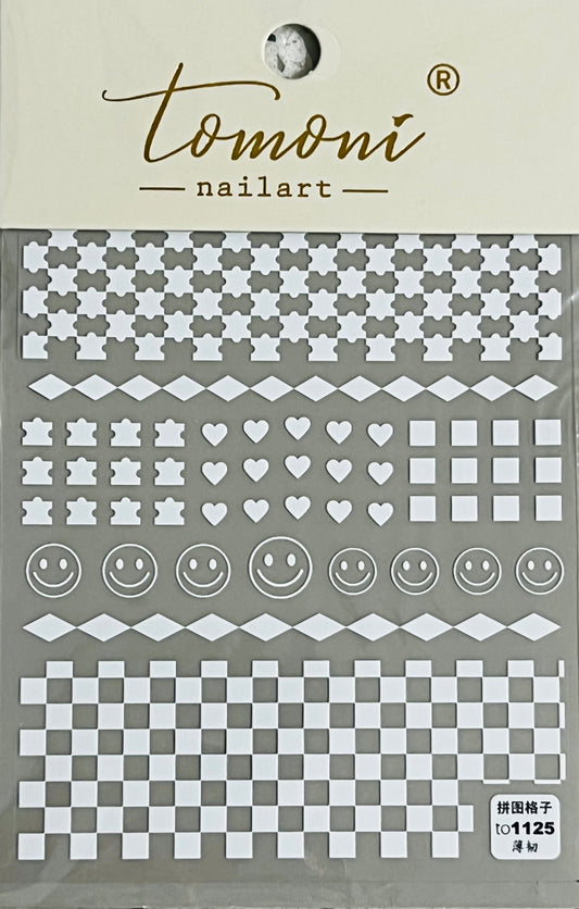 Checkers W Happy Face 1125