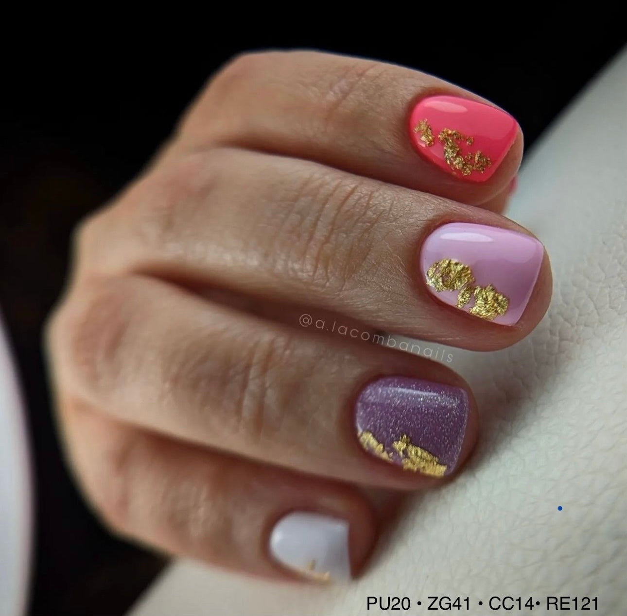 GEL POLISH | ZG41 Glitter Purple