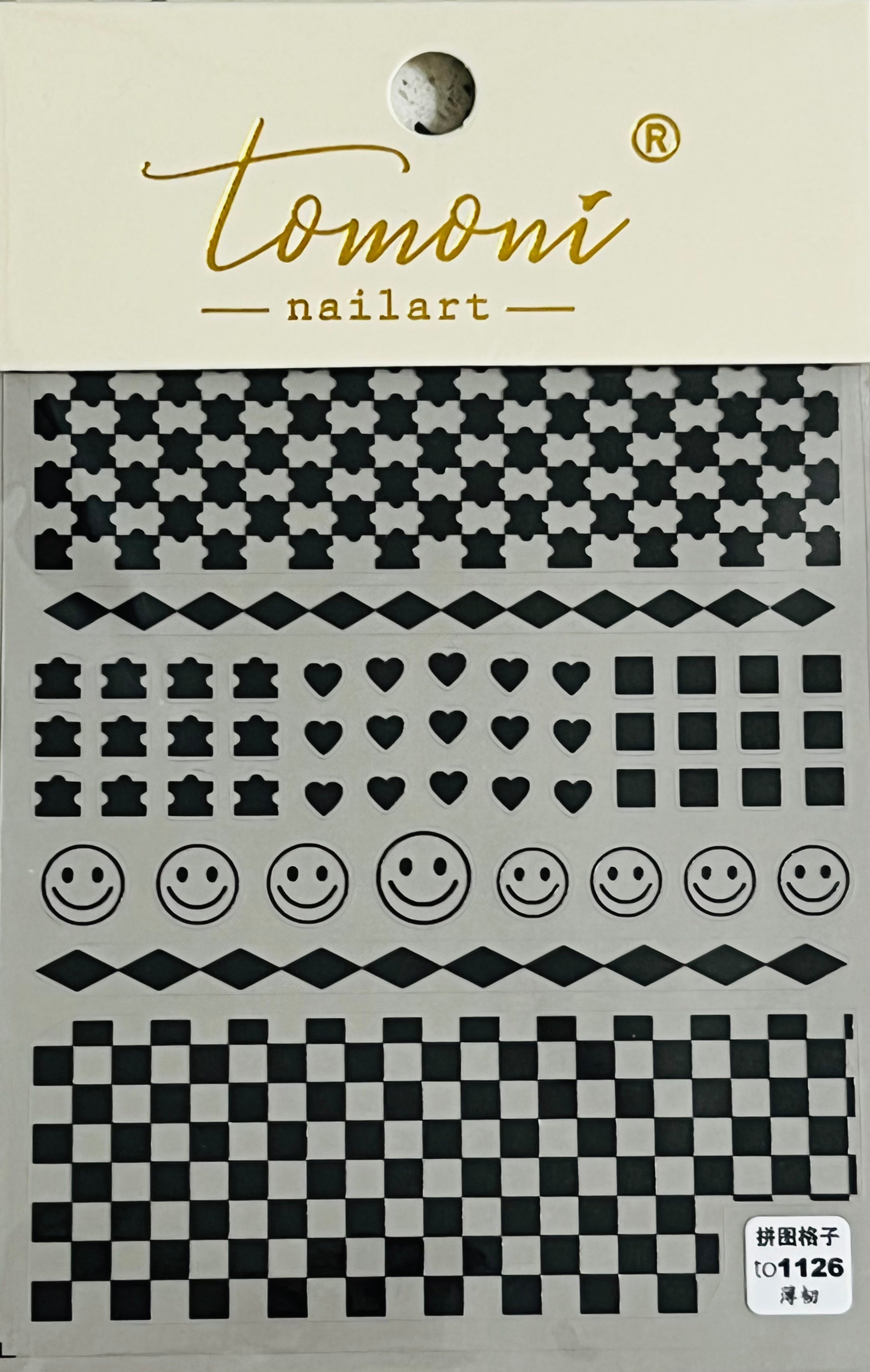 Checkers B Happy Face 1126