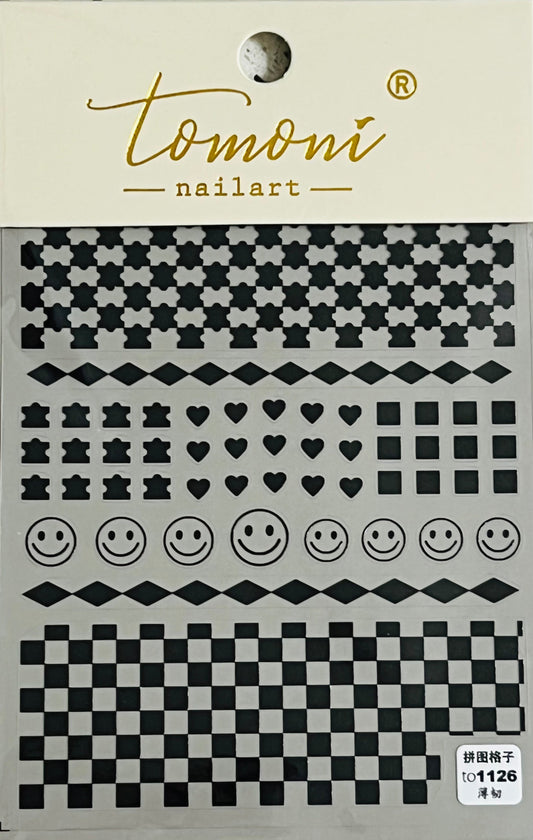 Checkers B Happy Face 1126