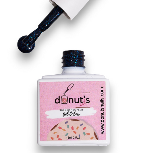 GEL POLISH | ZG129 Glitter Black Blue