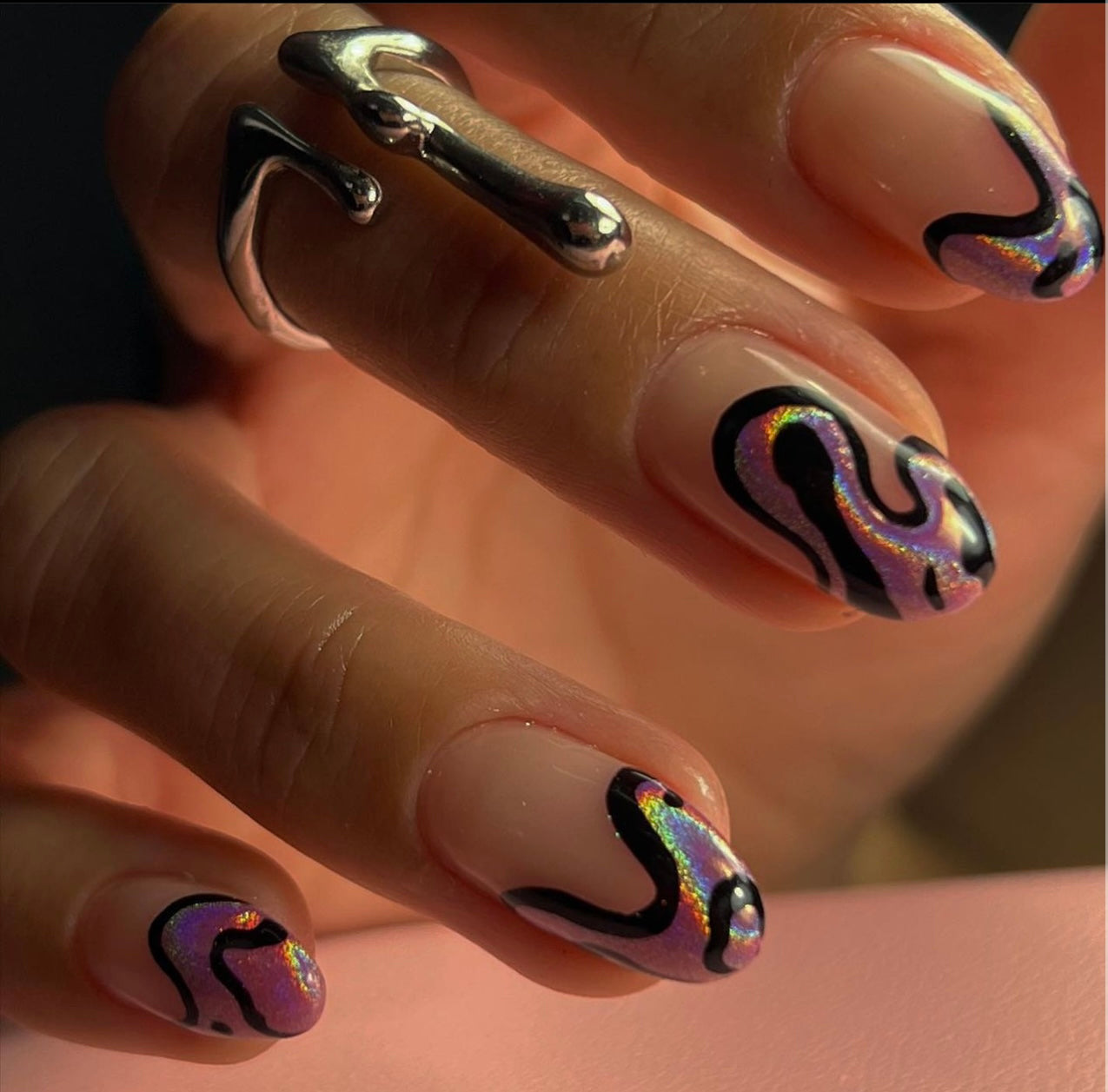 Liner Painting gel | Black n White