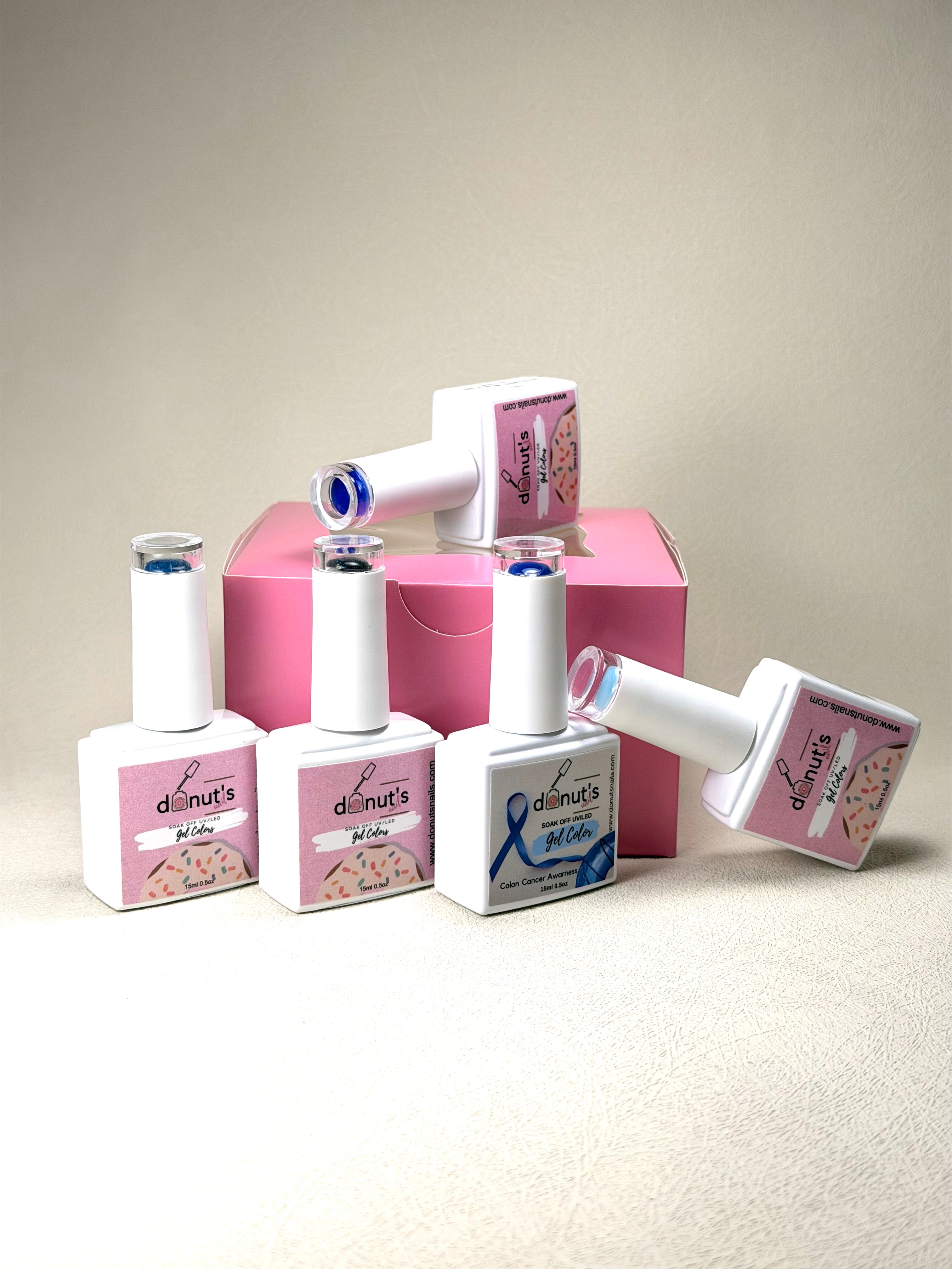 Colon Cancer Blue Box | 5 Gel colors ONLY-MARCH