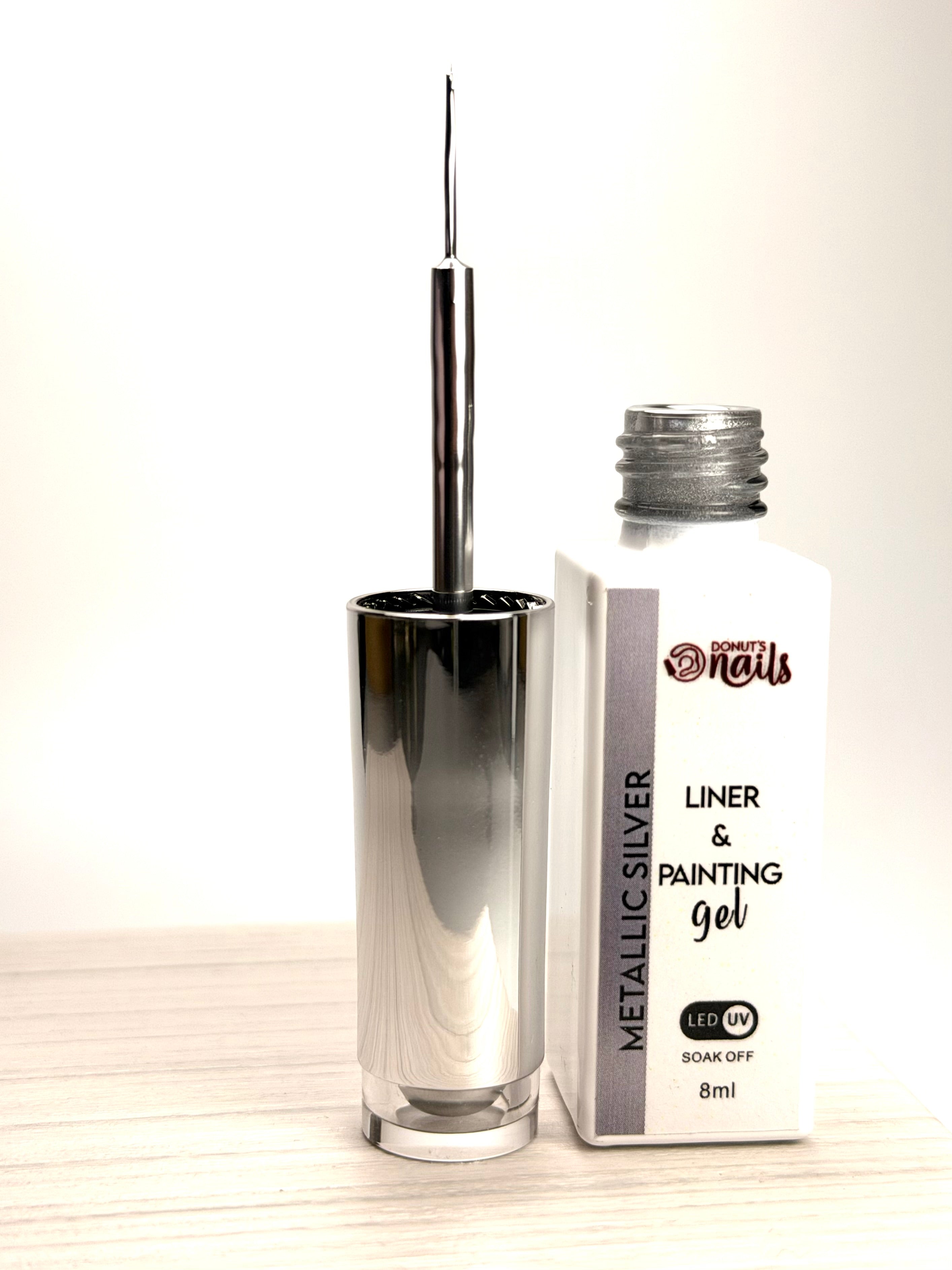 METALLIC LINER | Gold or Silver painting gel