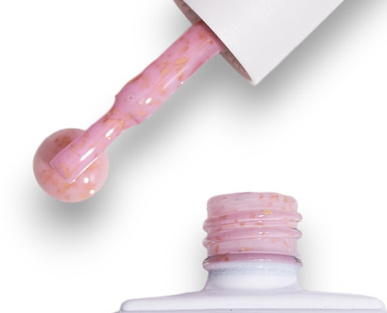 GEL POLISH | foil pink