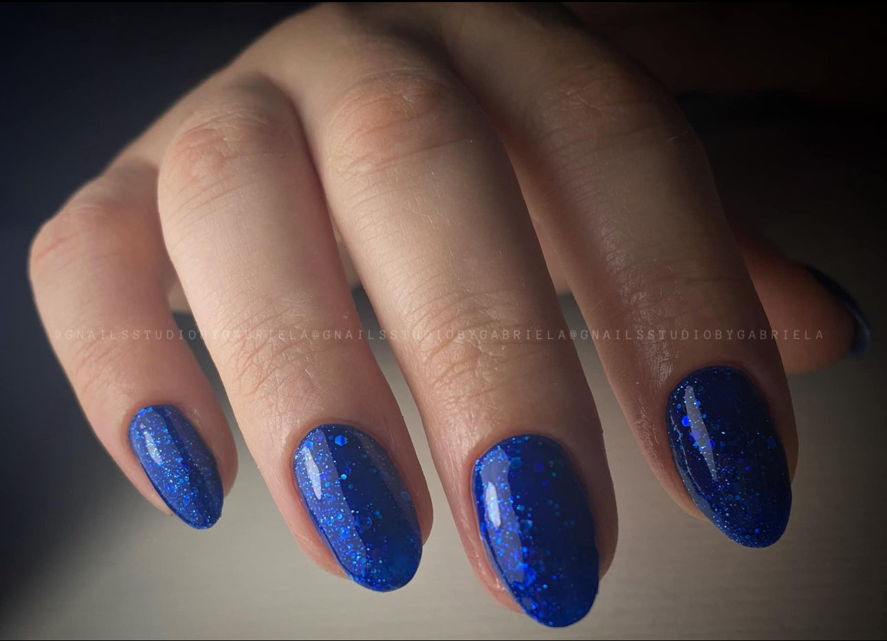 GEL POLISH | SP03 Glitter Blue