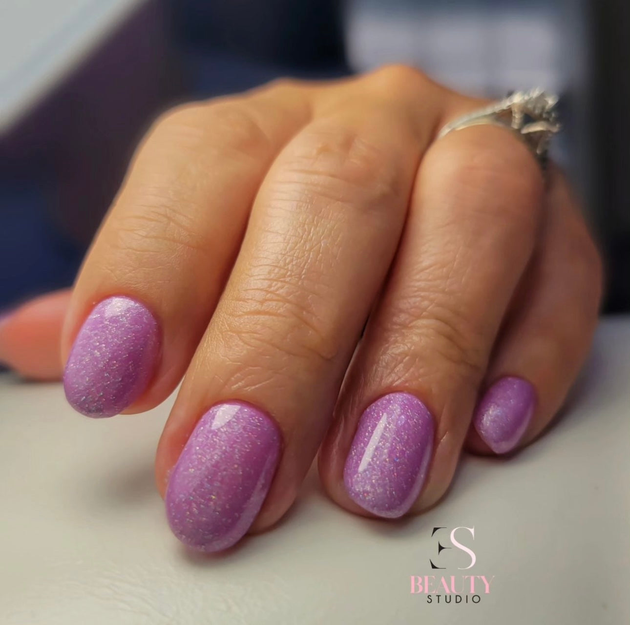 GEL POLISH | ZG41 Glitter Purple