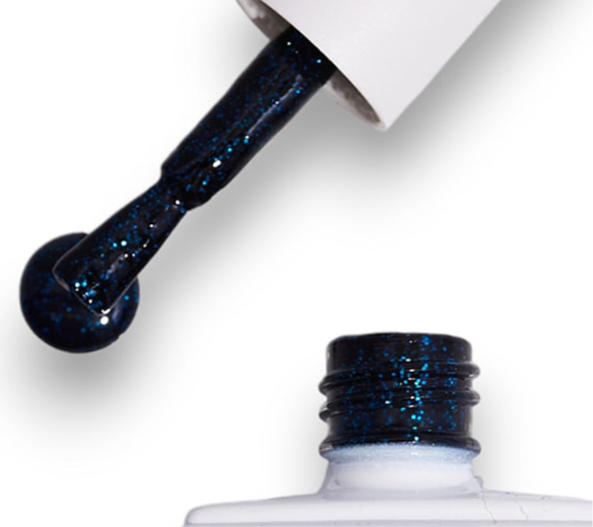 GEL POLISH | ZG129 glitter black blue
