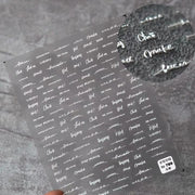 Words/ letters 789