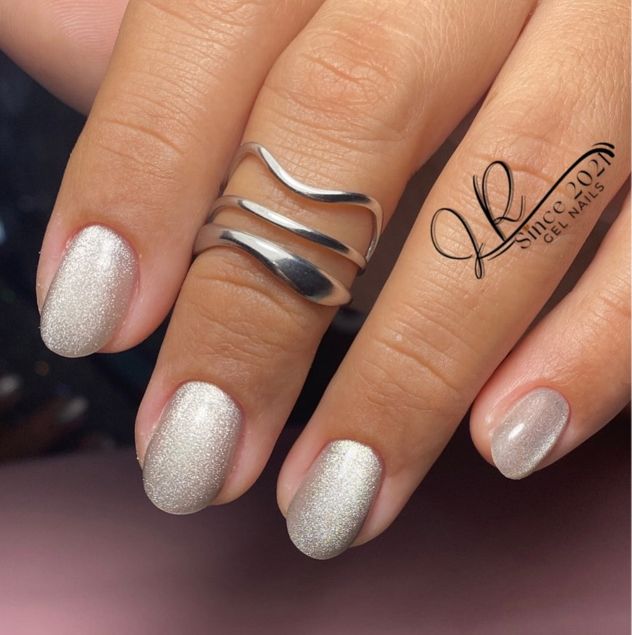 GEL POLISH | Ice Cats Eye Silver