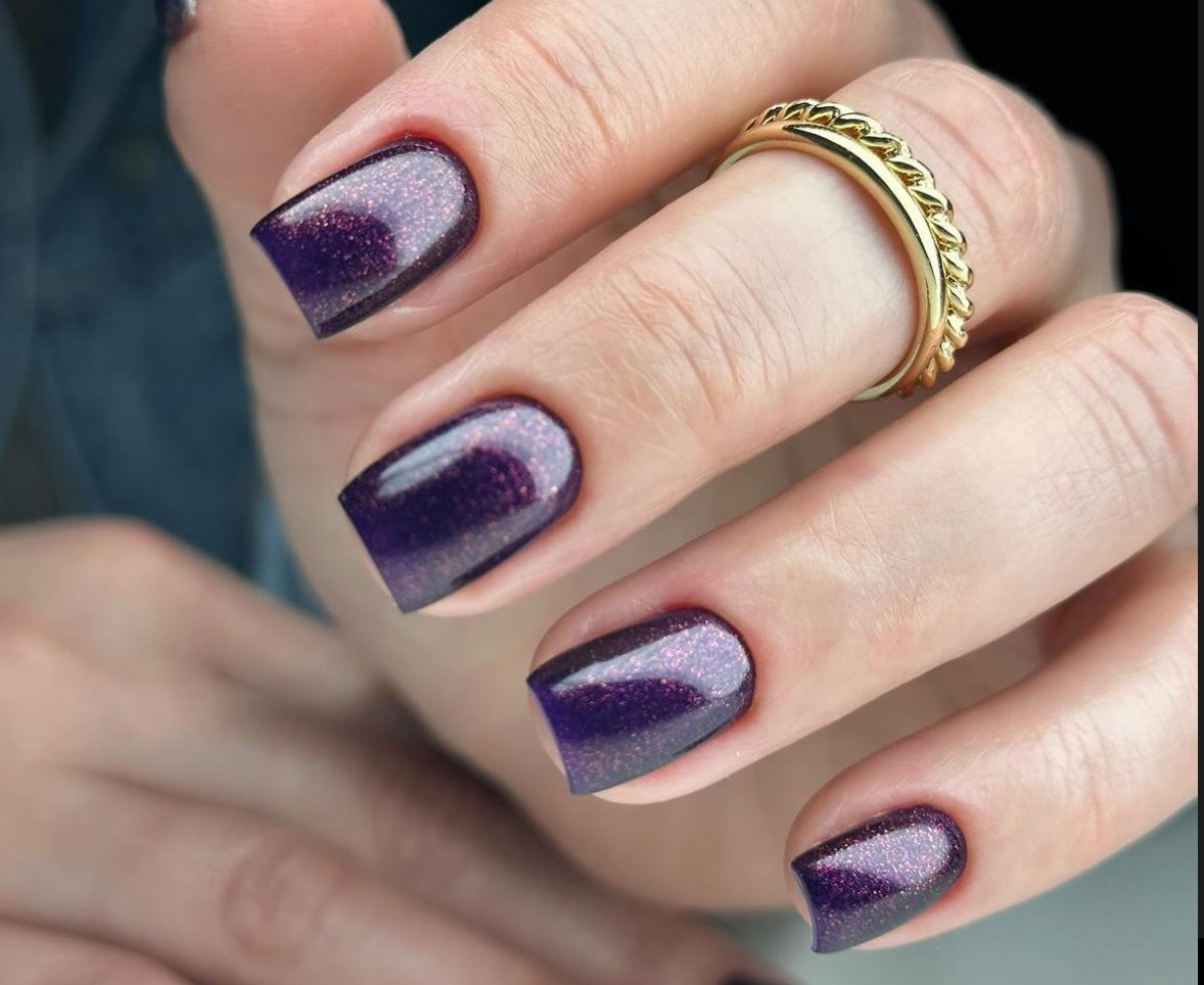 GEL POLISH | ZG114 glitter purple