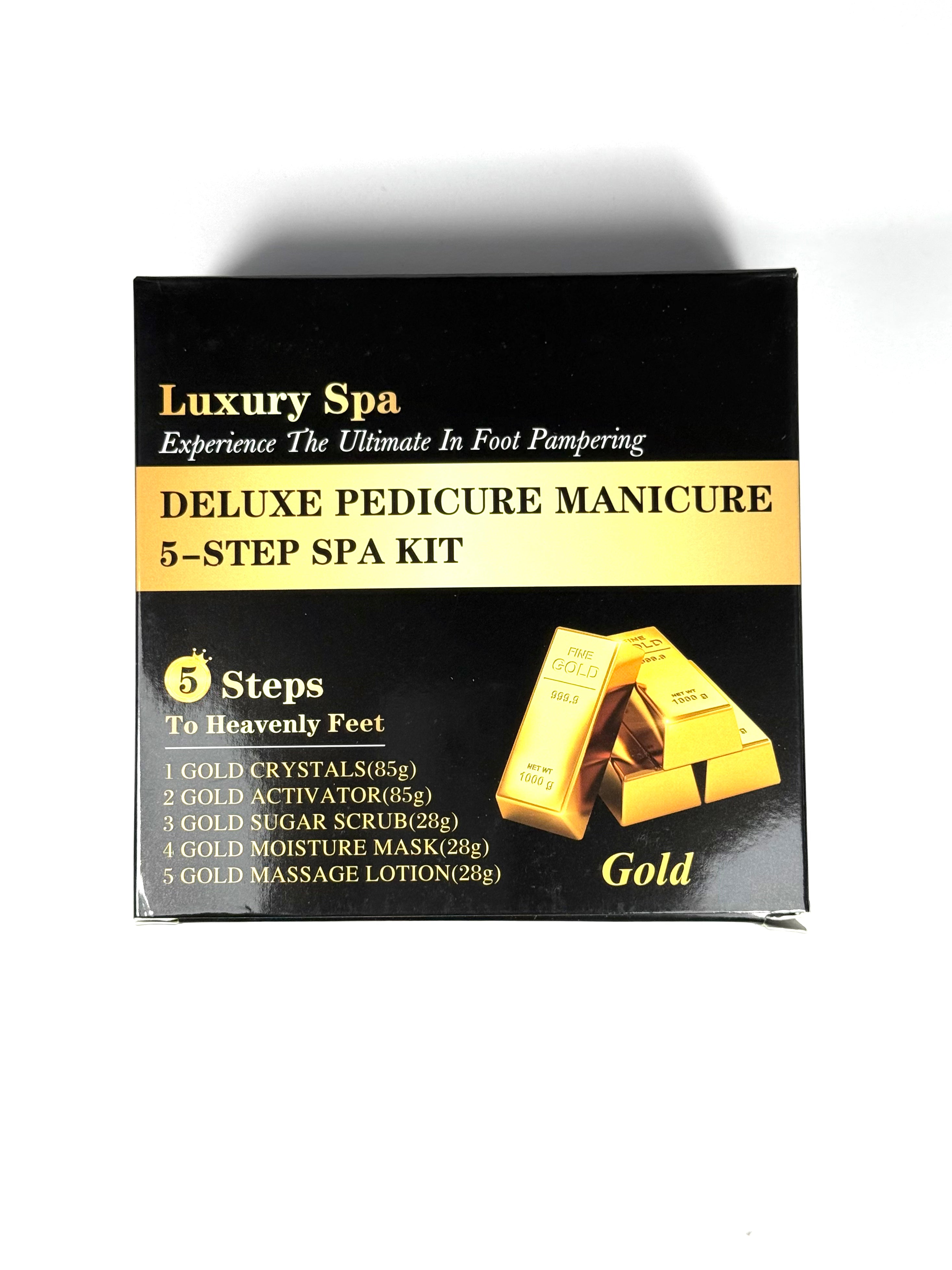 Gold Luxury SPA kit | Mani or Pedi - 5 in 1