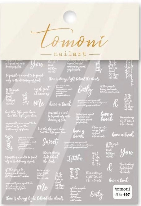 Phrases/words/letters 197