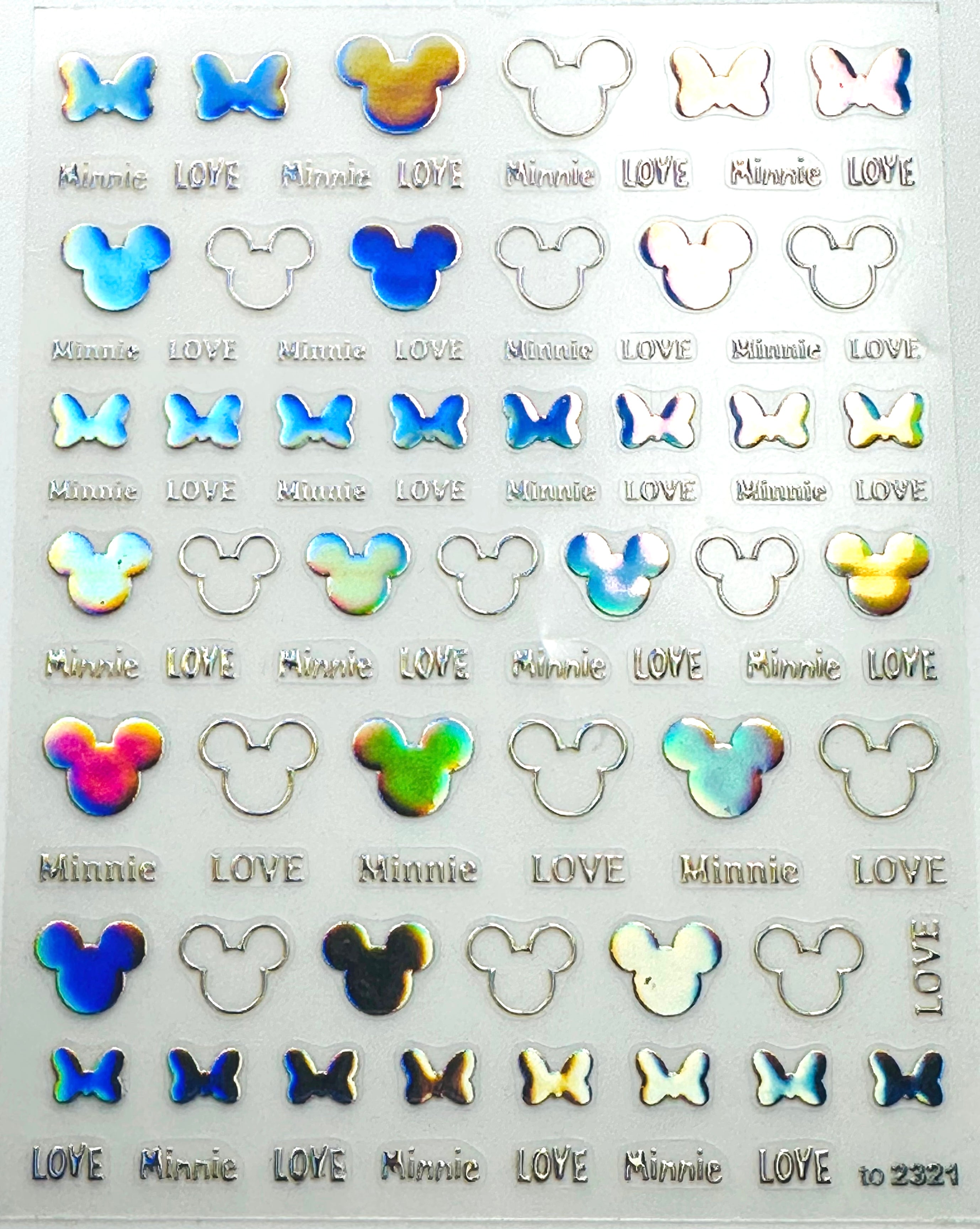 Holo Mickey Minnie 2321