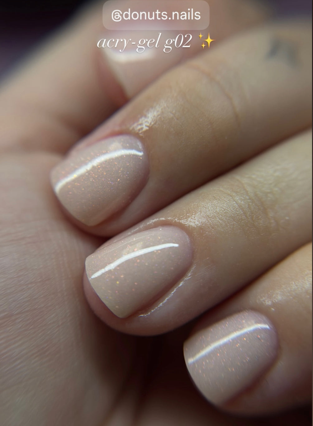 ACRY-POLY GEL | AGG-002 cream glitter