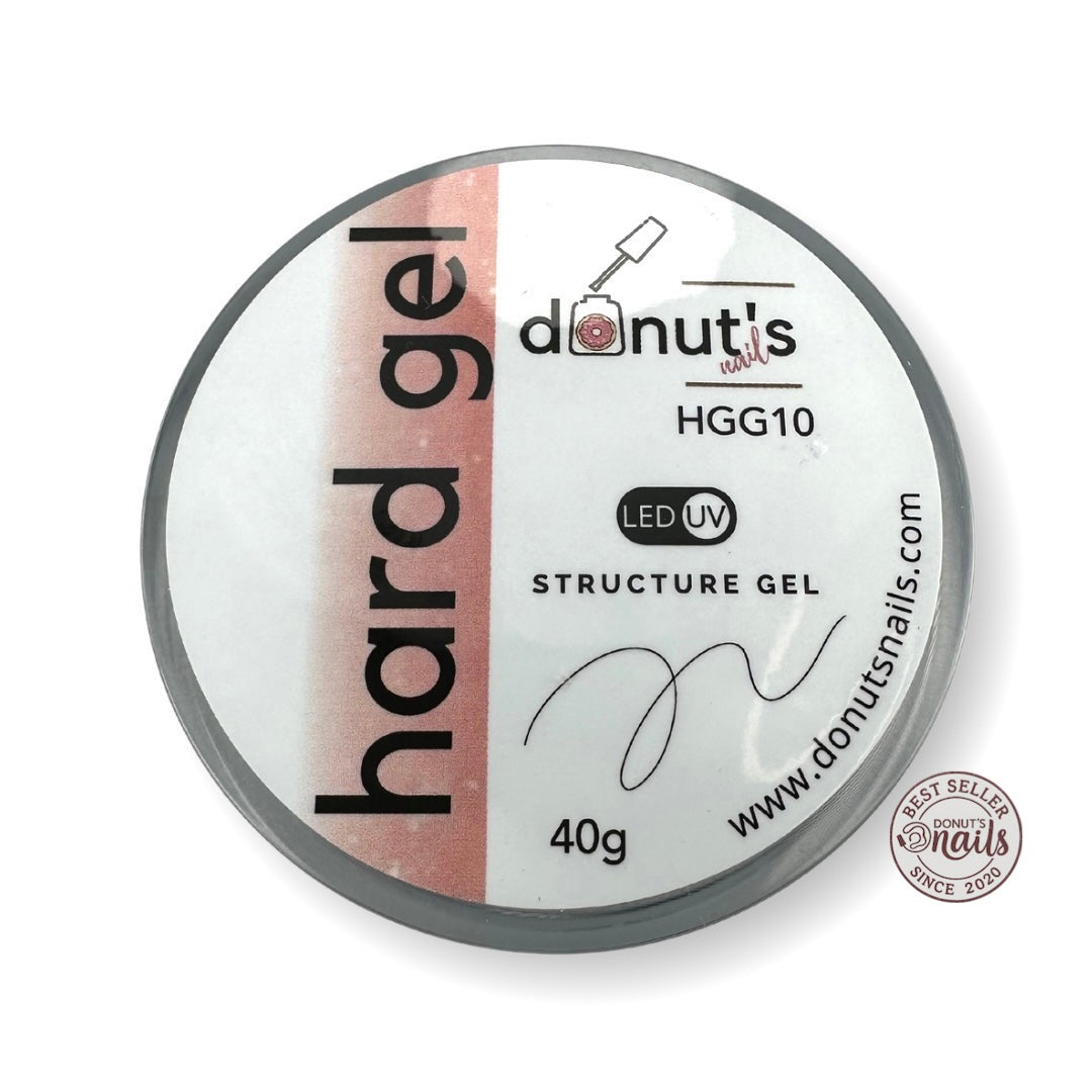HARD GEL - BUILDER | HGG010 glitter nude
