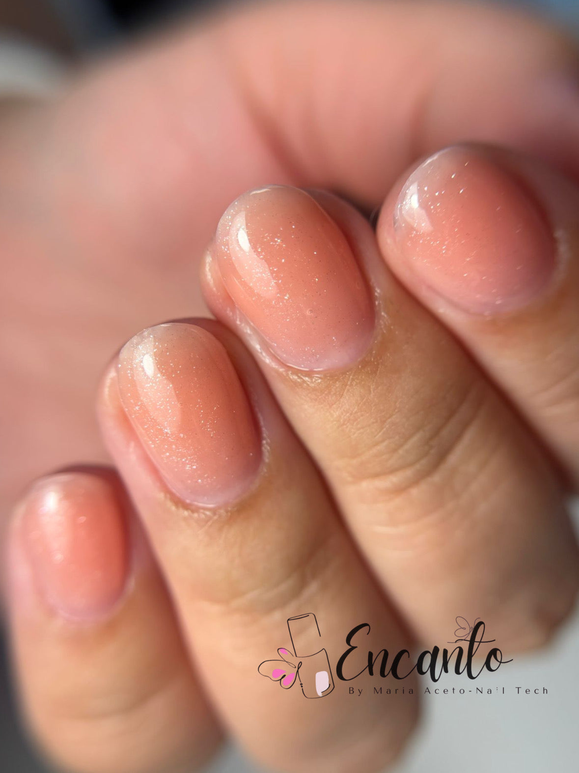 HARD GEL - BUILDER | HGG010 glitter nude
