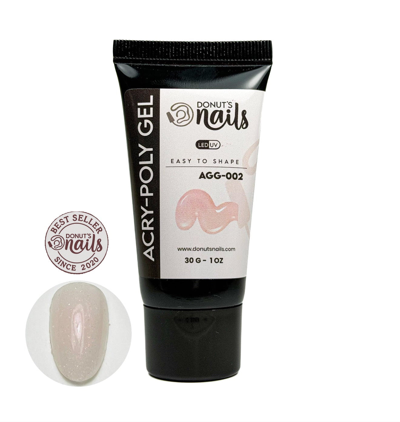 ACRY-POLY GEL | AGG-002 cream glitter