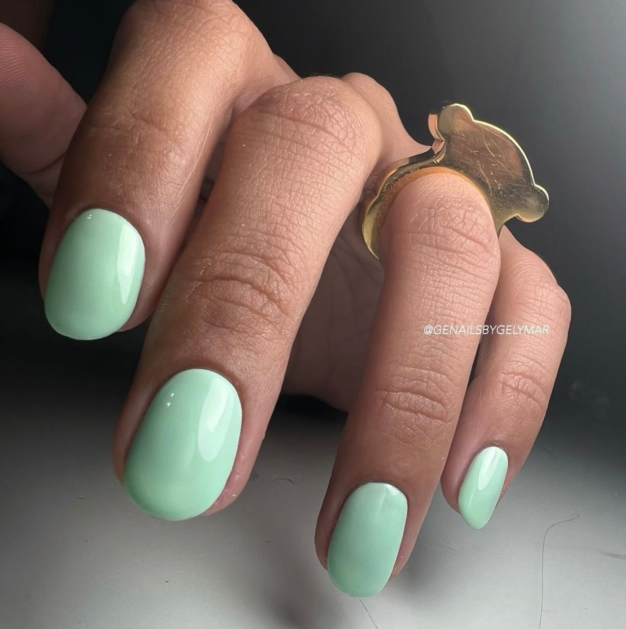 GEL POLISH | CC17 mint green