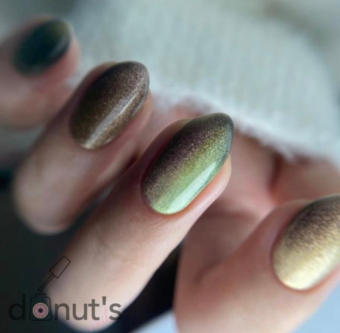 CATS EYE | Ice gold green