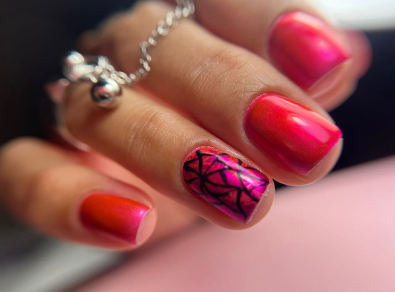 GEL POLISH | TM24 crystal neon pink