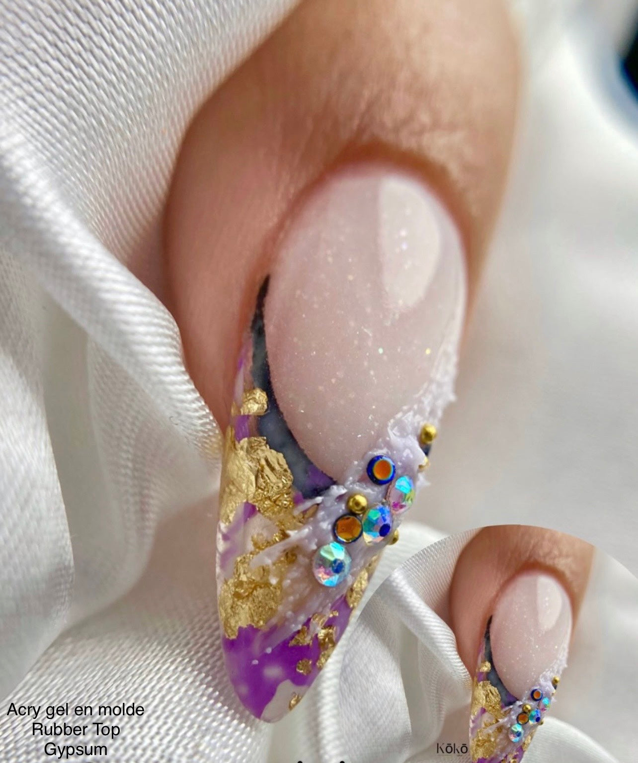 ACRY-POLY GEL | AGG-01 milky glitter