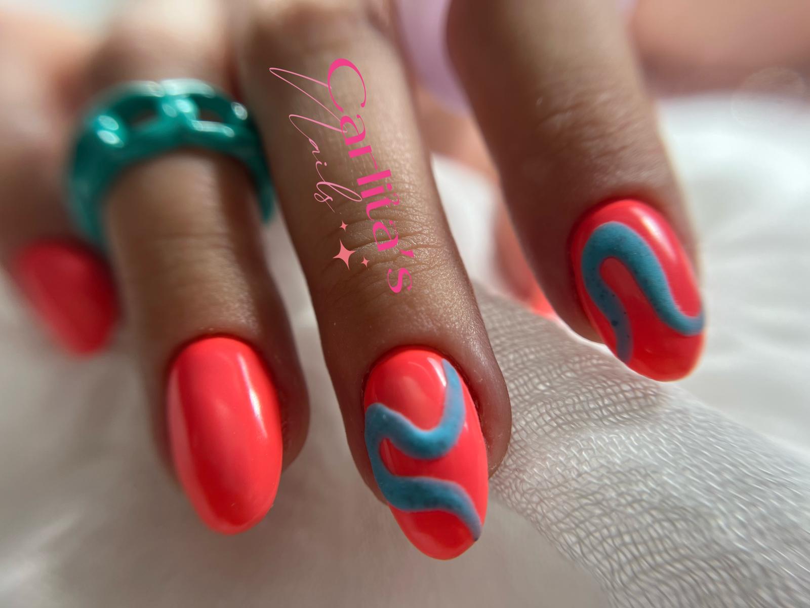 GEL POLISH | FL01 pink orange