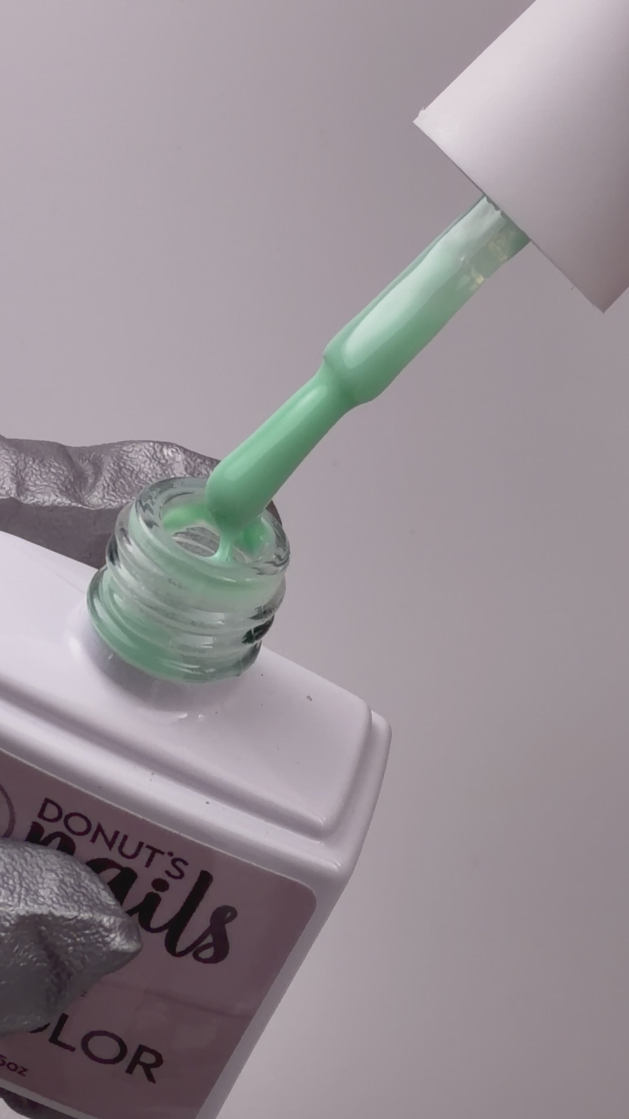 Load video: GEL POLISH | VC08 Mint glaze green NEW