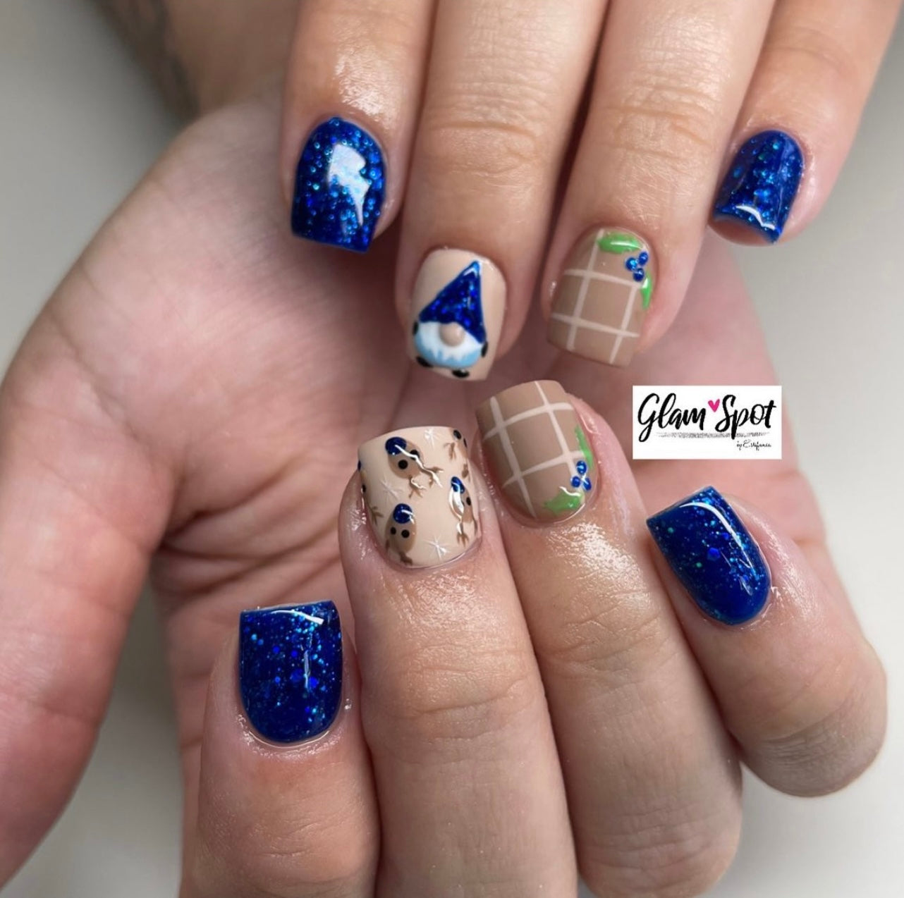 GEL POLISH | SP03 Glitter Blue