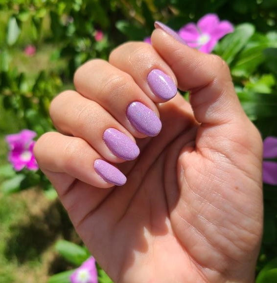 GEL POLISH | ZG41 Glitter Purple