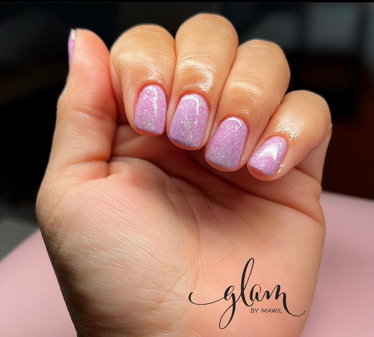 GEL POLISH | ZG41 Glitter Purple