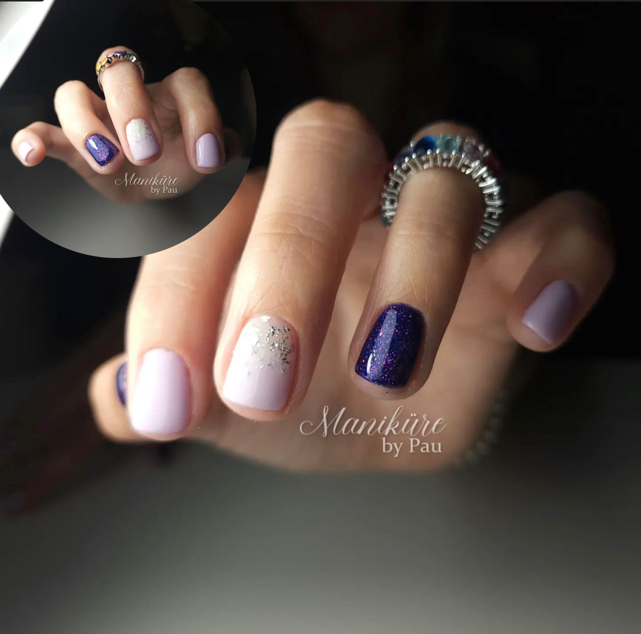 GEL POLISH | ZG131 Glitter Purple