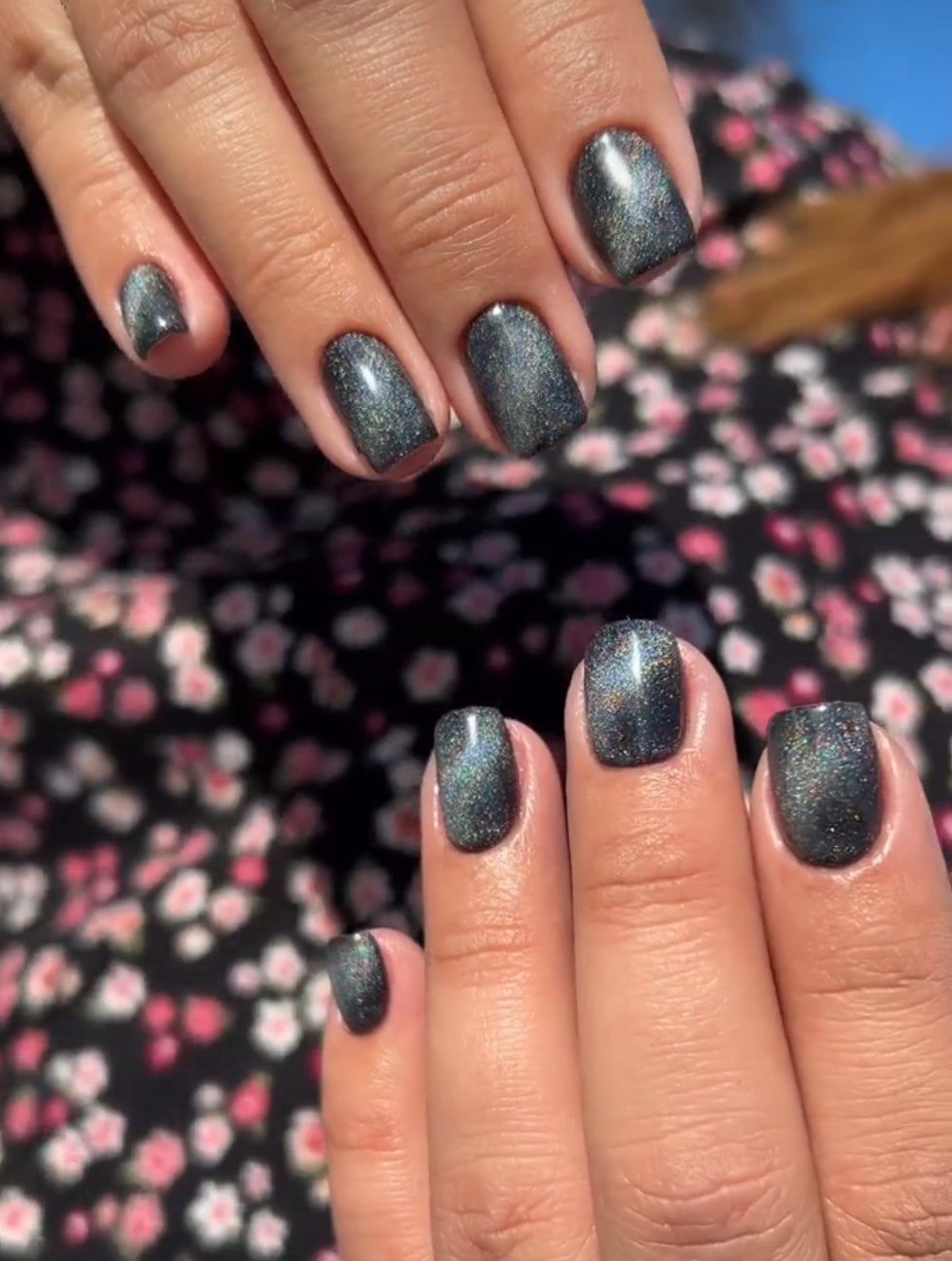 GEL POLISH | Holo Galaxy Cats Eye